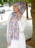 Fani - Purper Gevormde Hijab - Sal Evi