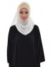 Gina Offwhite Praktisk One-Piece Hijab Ayse Turban 324124-1