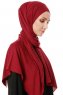 Hande - Bordeaux Katoen Hijab - Gülsoy