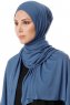 Hande - Indigo Katoen Hijab - Gülsoy