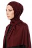 Hande - Donkerpaars Katoen Hijab - Gülsoy