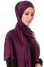 Hande - Pruim Katoen Hijab - Gülsoy