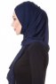 Hanfendy - Marineblauw Praktisch One Piece Hijab