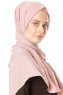 Hazal - Oudroze Crepe Hijab - Ecardin