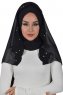 Helena - Zwart Praktisch Hijab - Ayse Turban