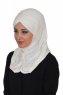 Hilda - Creme Katoenen Hijab