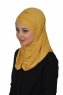 Hilda - Mosterd Katoenen Hijab
