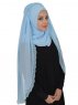 Ida Ljusblå Praktisk Hijab Ayse Turban 328502c