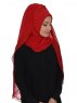 Ida Röd Praktisk Hijab Ayse Turban 328506d