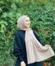 Jaeda - Taupe Katoenen Hijab - Mirach