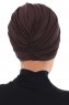 Jill - Bruin Katoen Turban - Ayse Turban