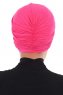 Jill - Fuchsia Katoen Turban - Ayse Turban
