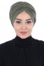 Jill - Khaki Katoen Turban - Ayse Turban
