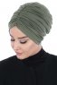 Jill - Khaki Katoen Turban - Ayse Turban