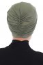 Jill - Khaki Katoen Turban - Ayse Turban
