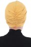 Jill - Mosterd Katoen Turban - Ayse Turban