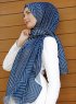 Dounia - Marineblauw Gevormde Hijab