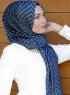 Dounia - Marineblauw Gevormde Hijab