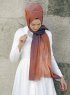 Dounia - Baksteenrood Gevormde Hijab