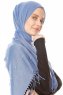 Kadri - Lichtblauw Hijab Met Parels - Özsoy