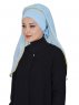 Louise - Lichtblauw Praktisch Hijab - Ayse Turban