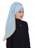 Louise - Lichtblauw Praktisch Hijab - Ayse Turban