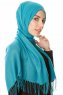 Lunara - Benzine Blauw Hijab - Özsoy