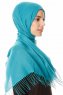 Lunara - Benzine Blauw Hijab - Özsoy