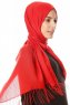Lunara - Rood Hijab - Özsoy