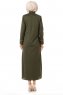 Lylah - Khaki Abaya - Miss Cazibe