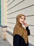 Majda - Mosterd Gedessineerde Crêpe Hijab - Mirach