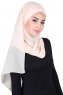 Malin - Beige Praktisch Chiffon Hijab