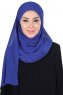 Malin - Blauw Praktisch Chiffon Hijab