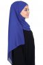 Malin - Blauw Praktisch Chiffon Hijab