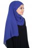 Malin - Blauw Praktisch Chiffon Hijab