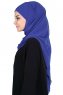 Malin - Blauw Praktisch Chiffon Hijab