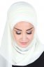 Malin - Creme Praktisch Chiffon Hijab