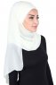 Malin - Creme Praktisch Chiffon Hijab