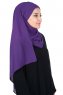 Malin - Purper Praktisch Chiffon Hijab