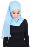 Malin - Lichtblauw Praktisch Chiffon Hijab