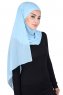 Malin - Lichtblauw Praktisch Chiffon Hijab
