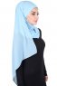 Malin - Lichtblauw Praktisch Chiffon Hijab