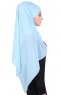 Malin - Lichtblauw Praktisch Chiffon Hijab
