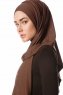 Melek - Bruin Premium Jersey Hijab - Ecardin