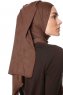 Melek - Bruin Premium Jersey Hijab - Ecardin