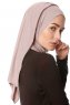 Melek - Steen Grijs Premium Jersey Hijab - Ecardin
