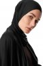 Melek - Zwart Premium Jersey Hijab - Ecardin