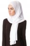 Melek - Wit Premium Jersey Hijab - Ecardin