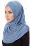 Mia - Indigo Al Amira One-Piece Hijab - Ecardin