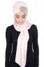 Mikaela - Oudroze & Taupe Katoenen Praktisch Hijab